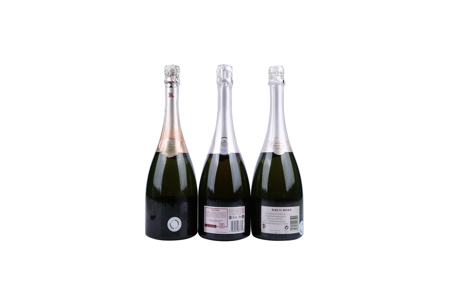 KRUG ROSE  LE TRILOGIE (82/83, 95/96, 23RD EDITION), JP LABEL (1)  NV 750ml LB(3)